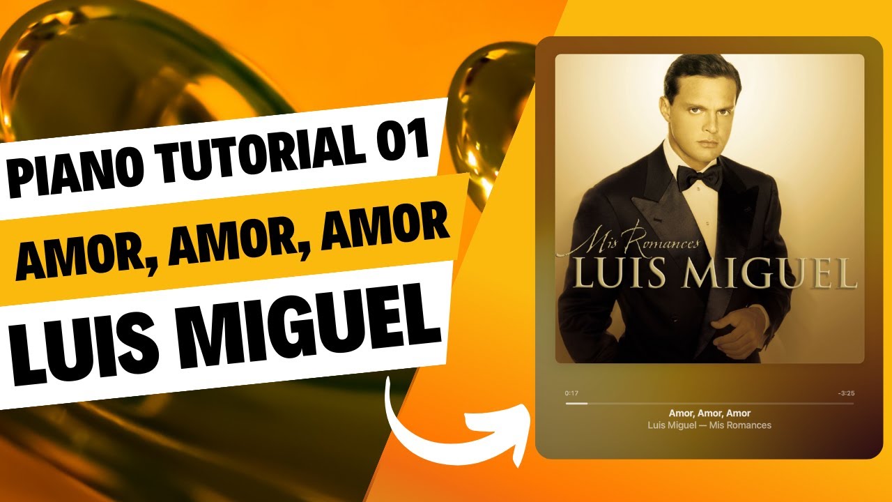 Amor, Amor, Amor | Luis Miguel | Intro Piano Tutorial
