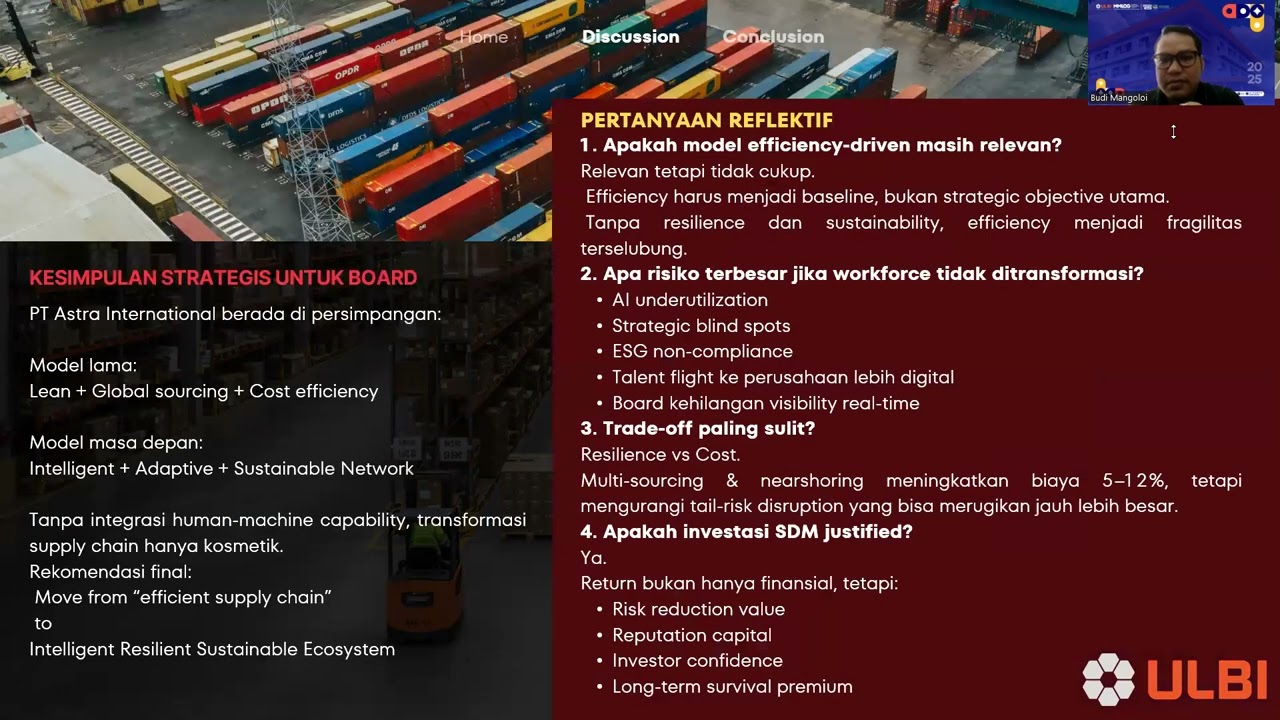 Sistem Logistik dan SCM case study PT Astra International