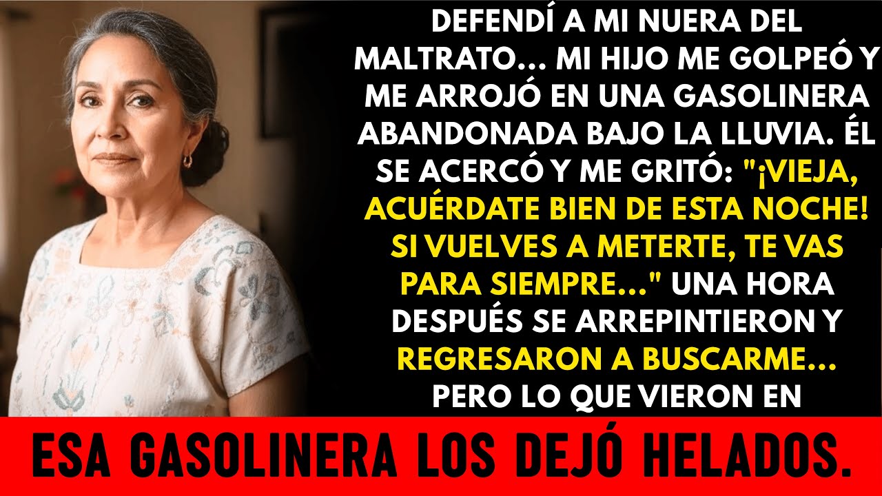 Vieja, si vuelves a defenderla, te vas de mi casa para siempre, me gritó mi hijo mientras me...