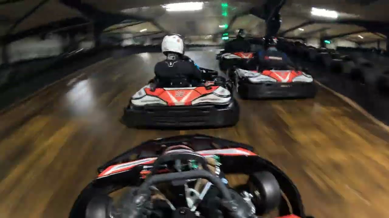 Teamsport Sheffield Members night session 2. Indoor karting. Gopro onboard