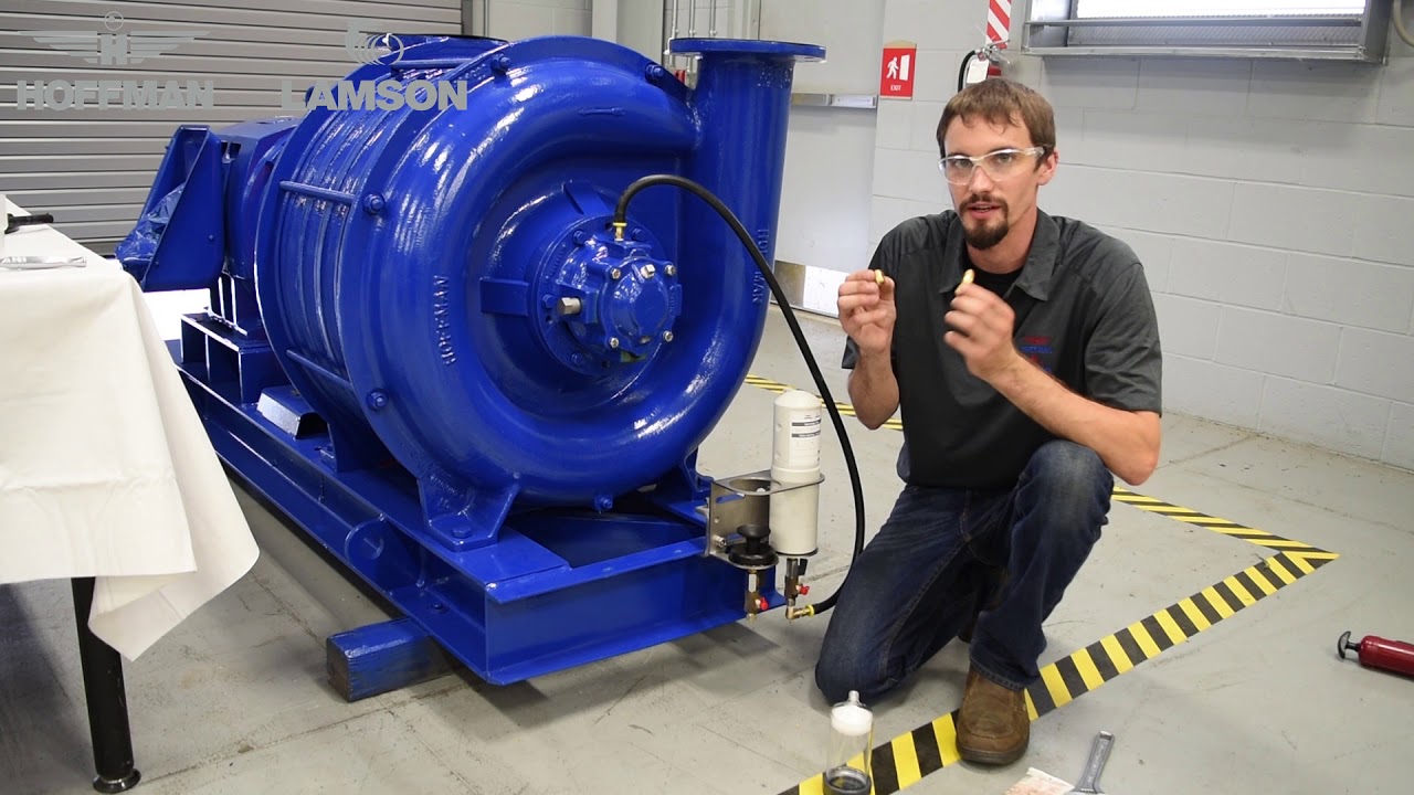 Hoffman & Lamson AEON Auto Lubrication System Optional Drain Cup Installation