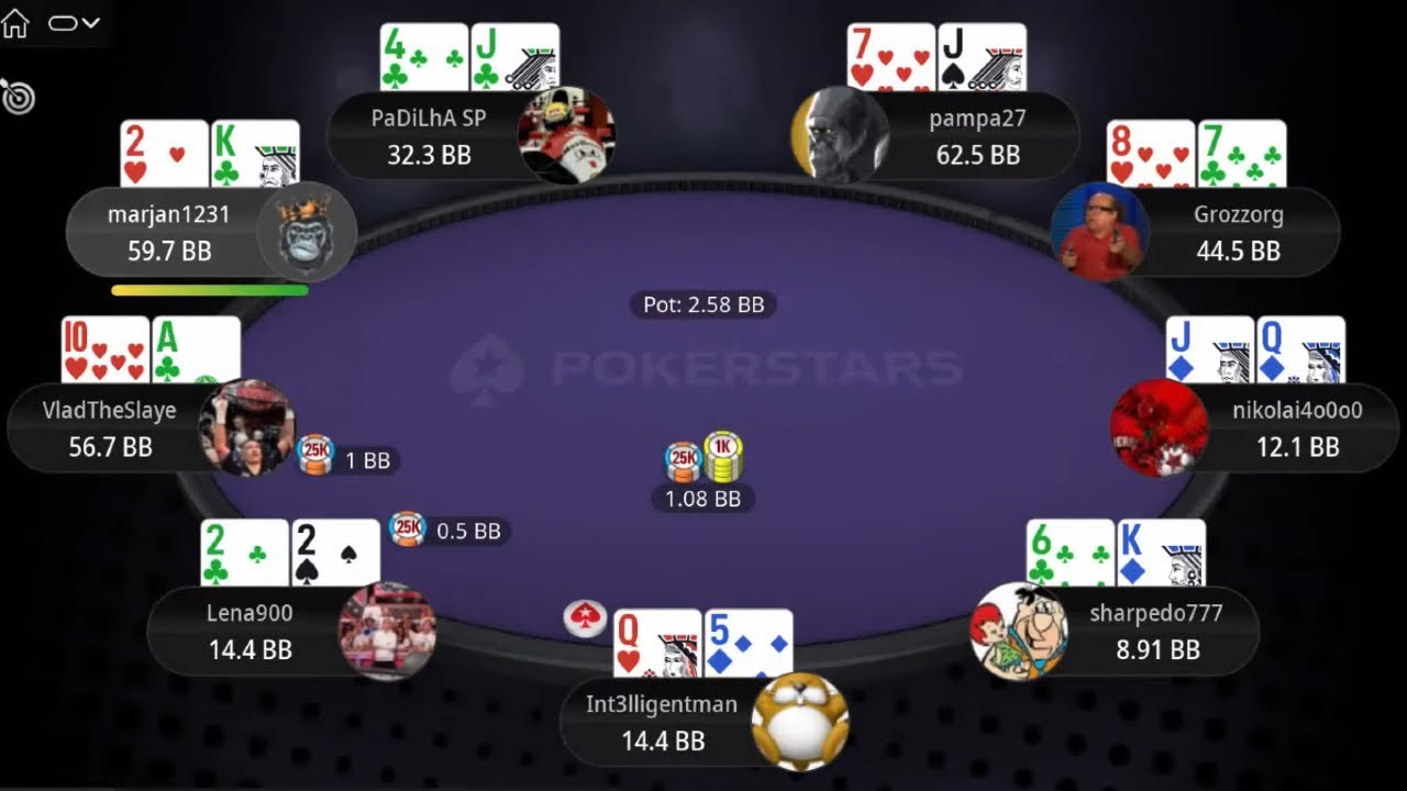 New Year Series 122-H $1K Lena900 | pampa27 | VladTheSlaye - Final Table Poker Replays