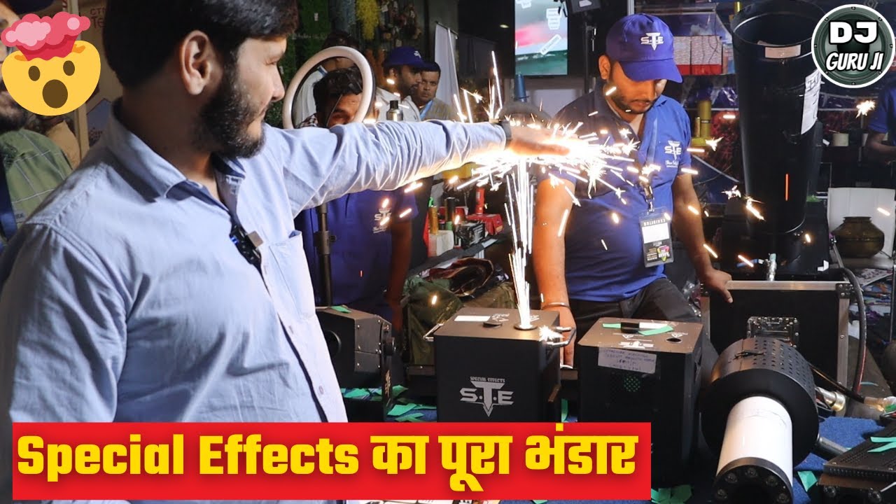 Special Effects का पूरा भंडार - Co2 Jet Gun, Low Fog Matki, Sparkular Machine, 360 Video रेट के साथ👌