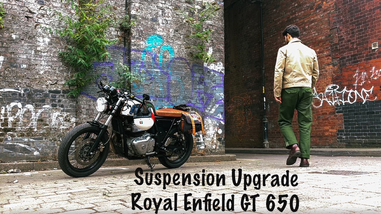 YSS Suspension Upgrade on Royal Enfield Continental 650.       #royalenfield #caferacer