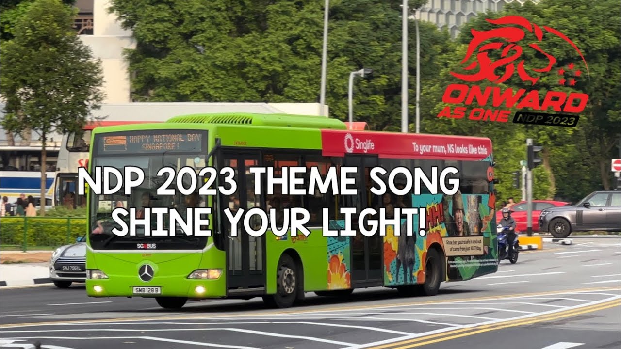 Shine Your Light - NDP 2023 Theme Song - Singapore Buses & Trains Edition