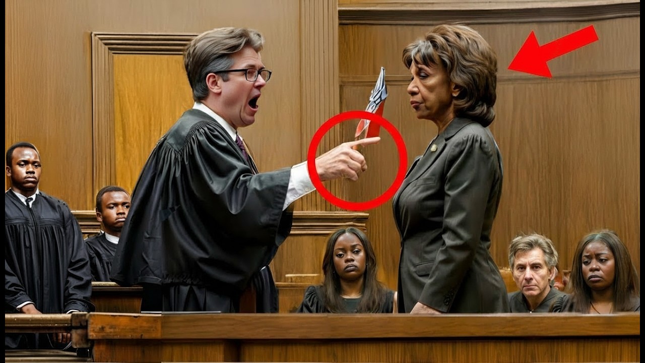 Judge HUMILIATES Maxine Waters in Court — Minutes Later, He’s Escorted Out in Handcuffs!