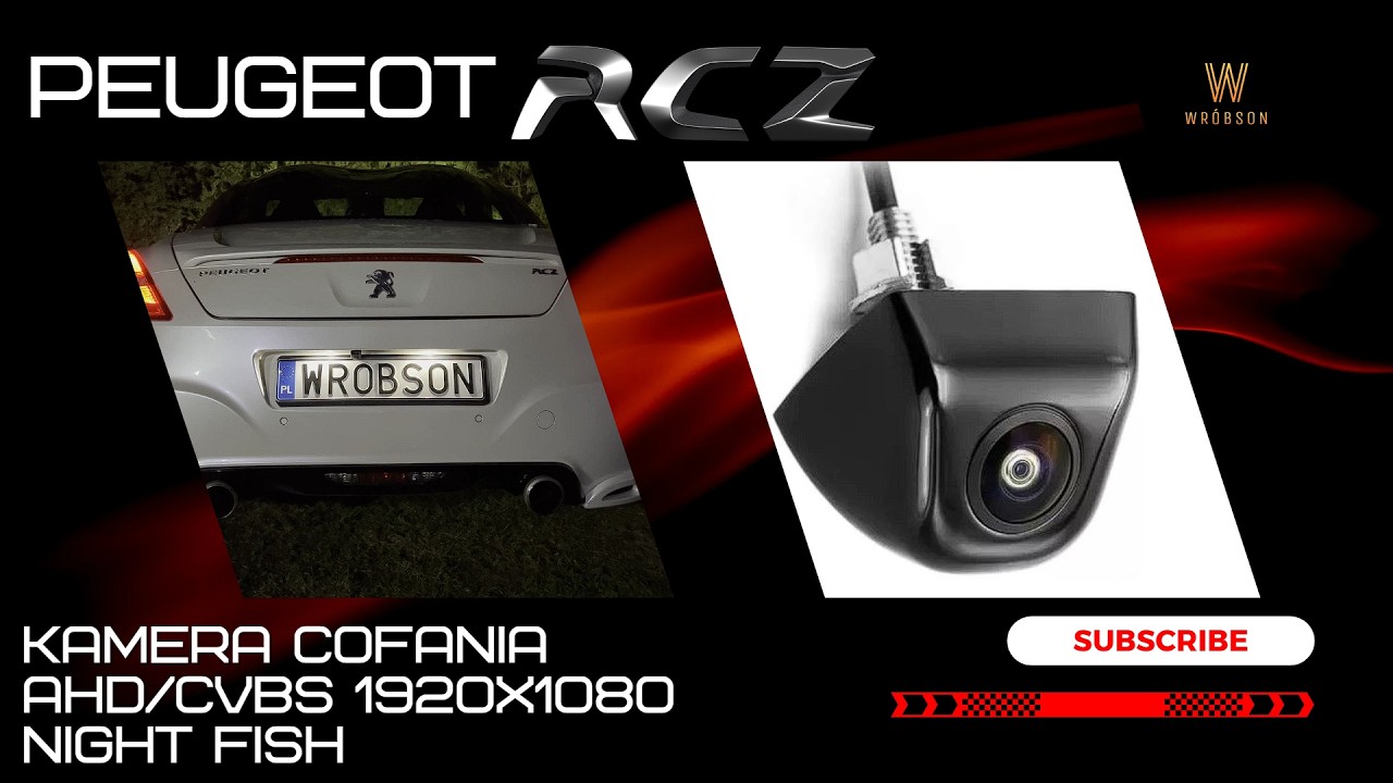 Peugeot RCZ Kamera Cofania Night Fish Nac Wave