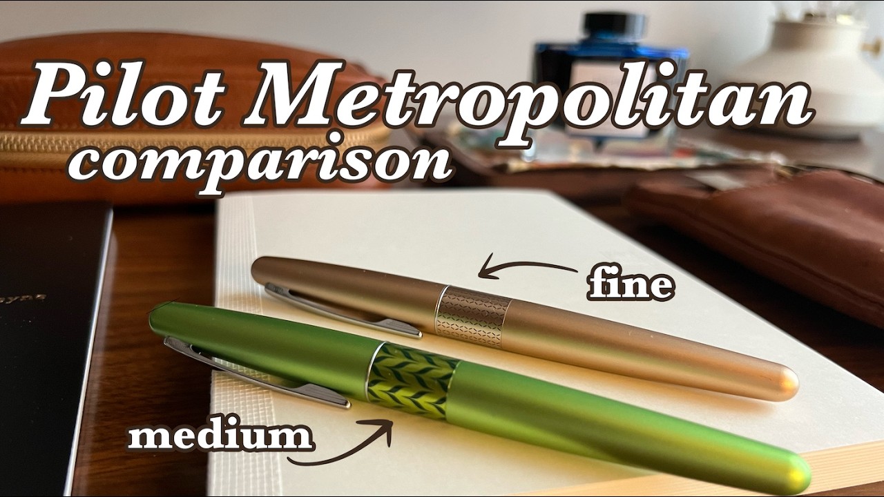 What's the difference between the Pilot Metropolitan fine + medium? | feat. @lianelikes