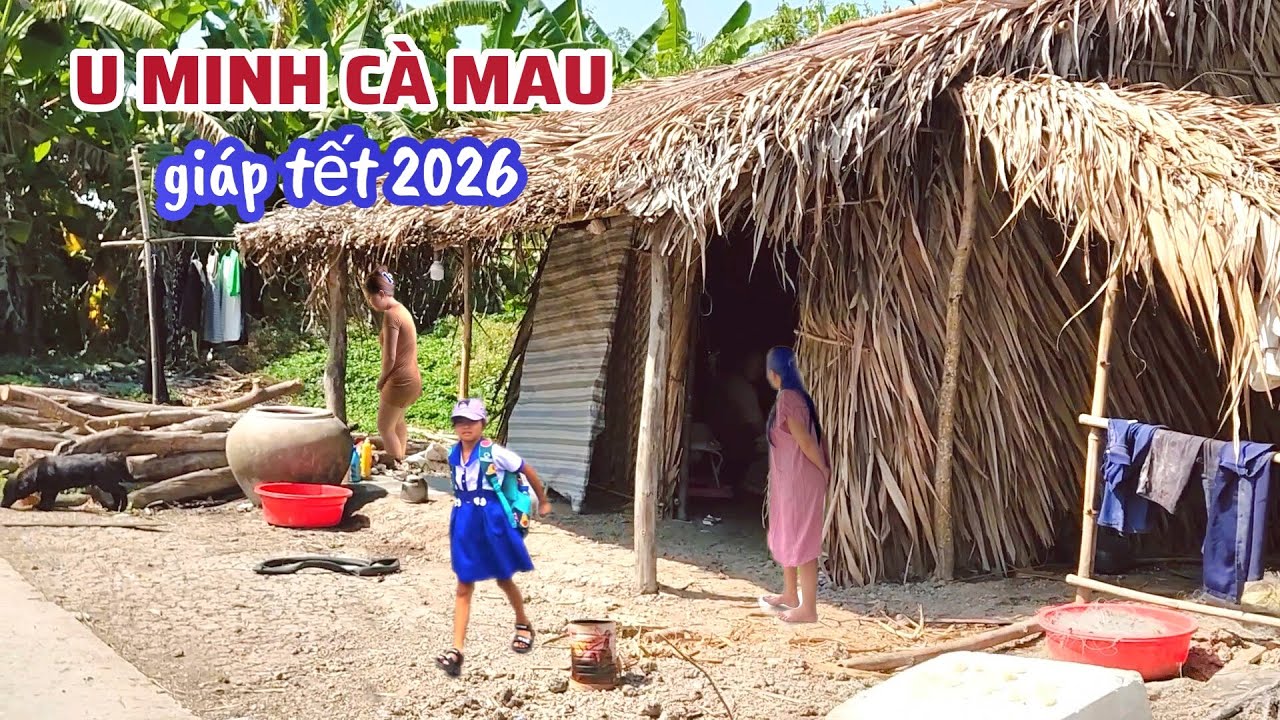 Quá Bất Ngờ Vùng Quê U Minh Cà Mau Ngày Giáp Tết 2026, Đường Làng Thiếu Bóng Người, Không đèn Đường