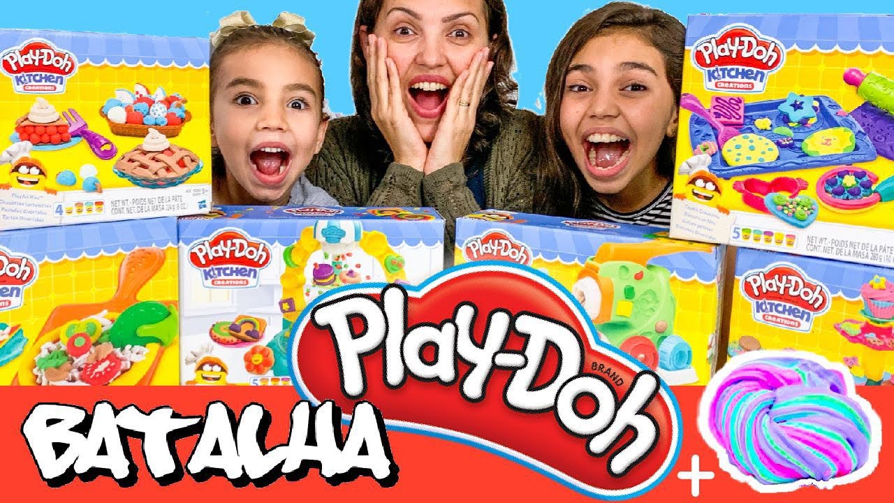 BATALHA DE SLIME COM PLAY DOH - ENT&Atilde;O ROBERTA? siga @dailyfamiliaporcides