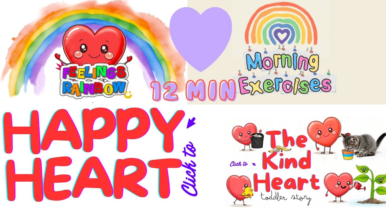 Happy Heart #emotions #toddlerlearning