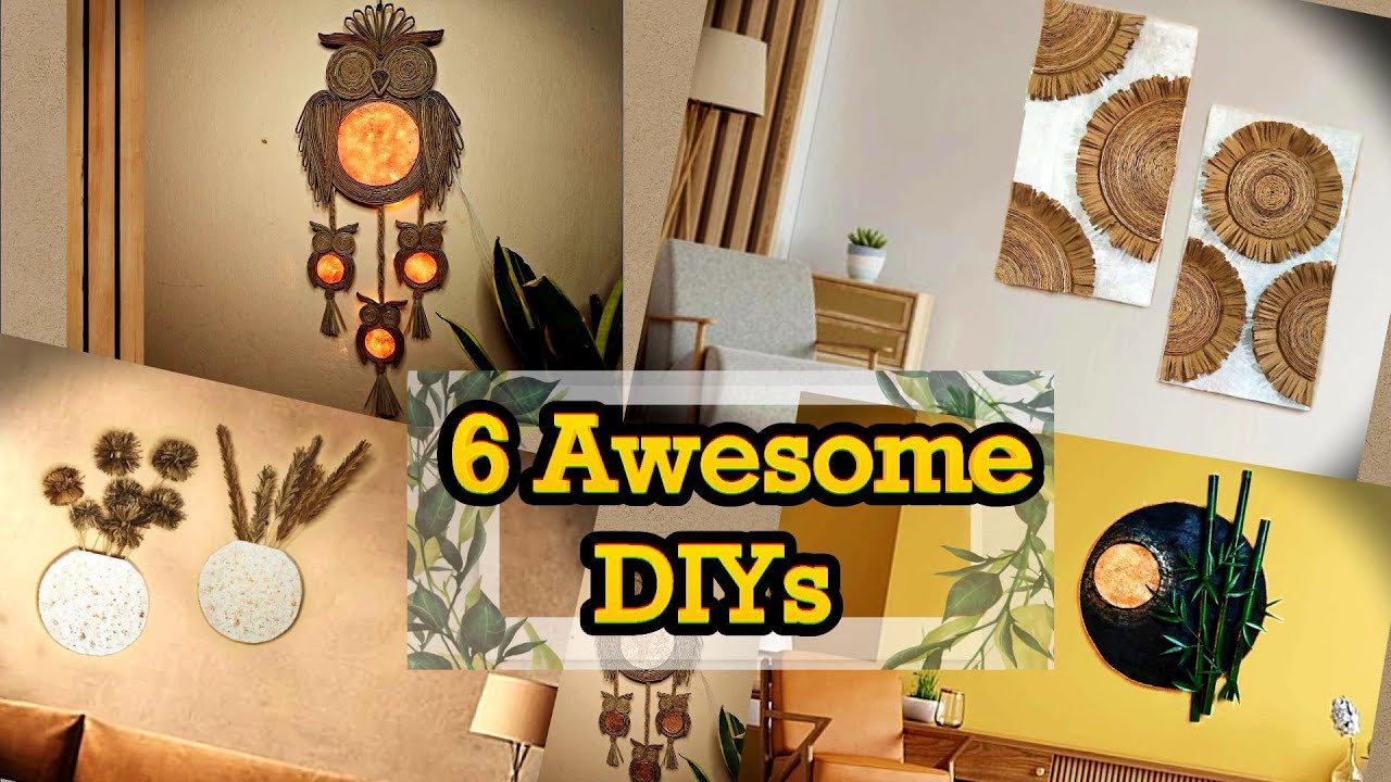 अब कबाड़ से अपना घर सजाएं 😍 6 absolutely brilliant & unique DIY from waste cardboard & brown paper😊
