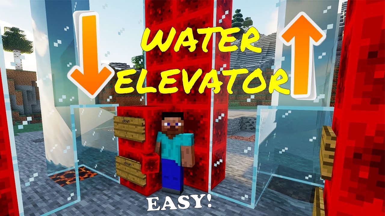How to Make a Water Elevator in Minecraft 1.16.5 (2023)