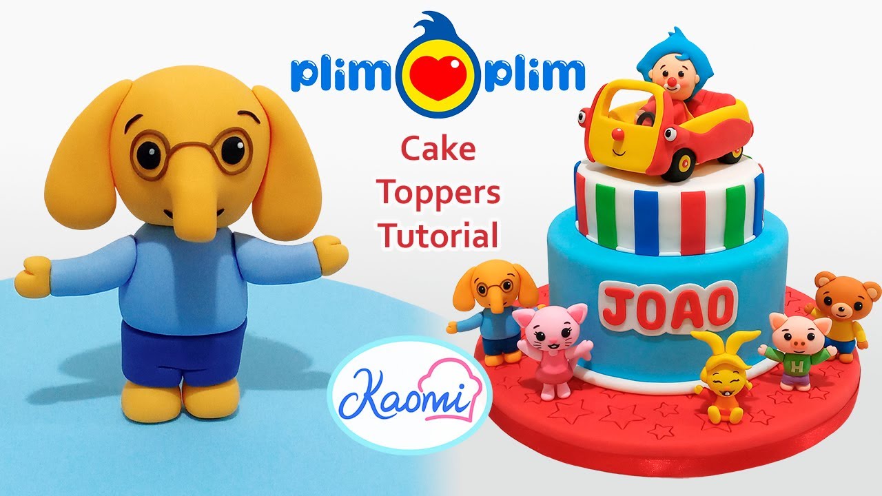 PLIM PLIM Cake Topper: NESHO Step By Step /PLIM PLIM para tortas: Cómo hacer a NESHO