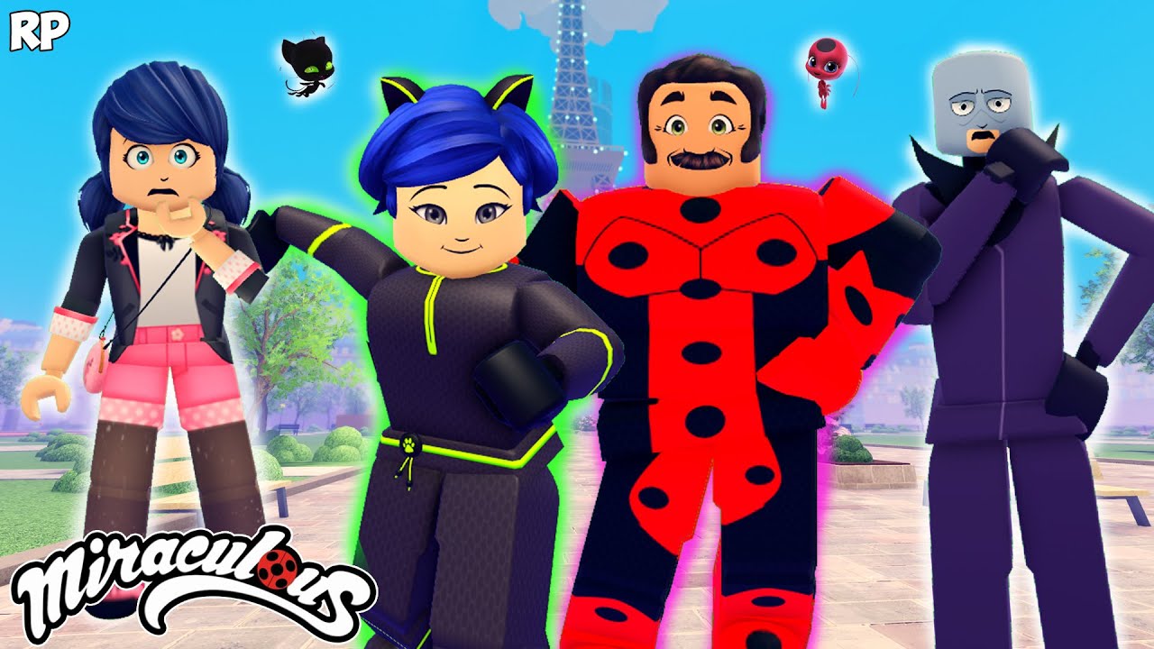 SABINE AND TOM BECAME MIRACULOUS HEROES NO MIRACULOUS RP - MIRACULOUS ROBLOX!