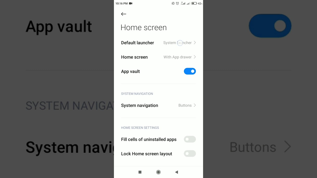 Default system launcher settings in Xiaomi Redmi | How to change default system launcher in Xiaomi