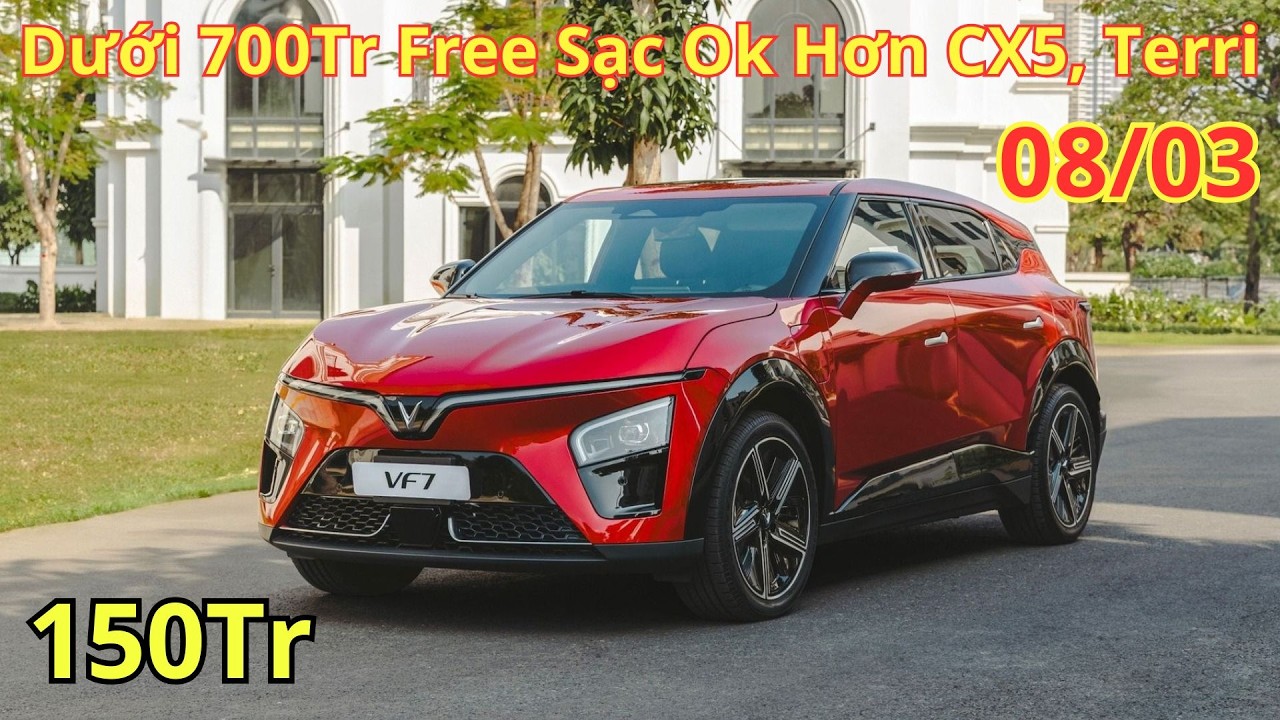 ✅Giá Khuyến Mại Vinfast VF7 Tháng 3. Giảm Dưới 700Tr Free Sạc Ngon Hơn CX5, Terri Rồi | Xegiatot24h