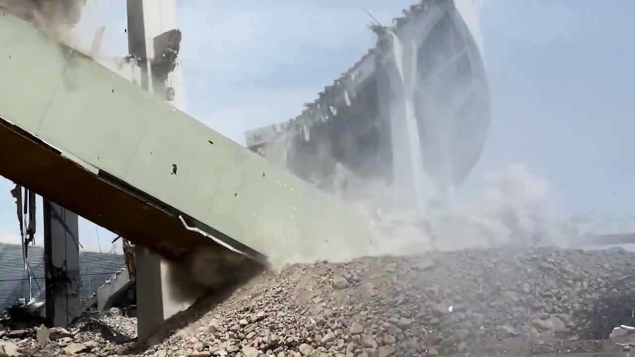 Take a look at some of the largest, most complex stadium demolition projects across North America.