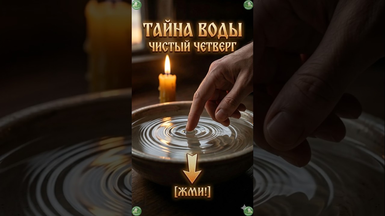 Секрет Чистого четверга 💧🙏 Обряд 🔮, который очищает тело и душу 🕊️🌅 #Shorts ✨ | Знахарь-Кирилл 🧙&zwj;♂️