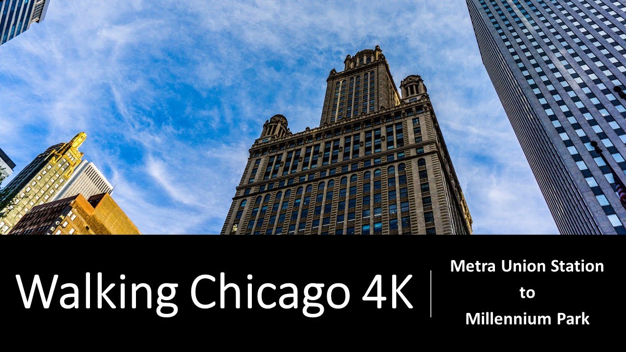 🇺🇸 Chicago Walking Tour 4K | From Union Station to Millennium Park