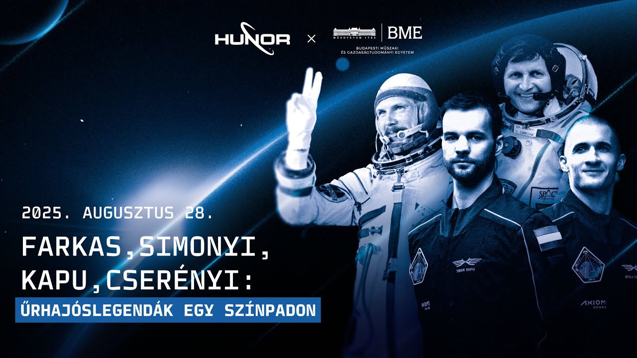 FARKAS, SIMONYI, KAPU, CSERÉNYI: Űrhajóslegendák egy színpadon!