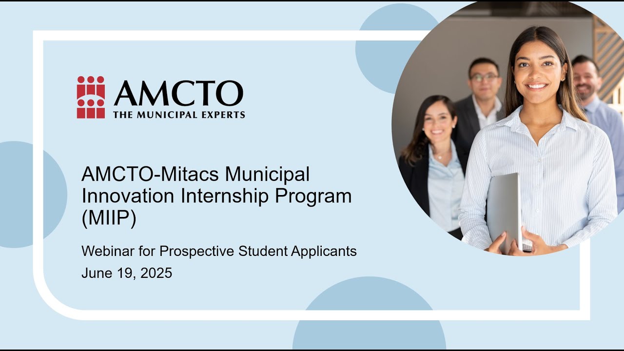 Municipal Innovation Internship Program - Student Application Information Webinar