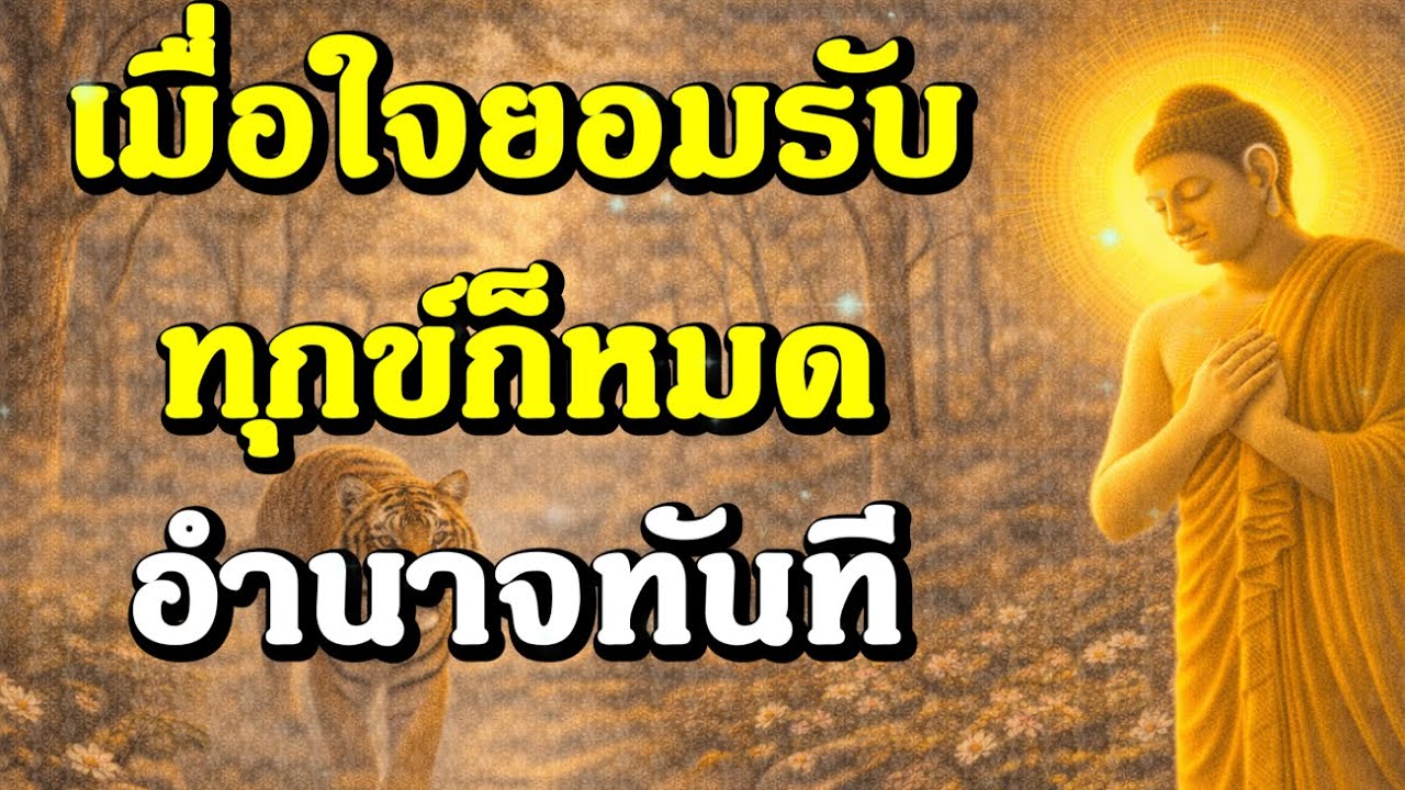 เมื่อใจยอมรับ ทุกข์ก็หมดอำนาจทันที | ฟังธรรมะก่อนนอน , ฟังธรรมก่อนนอน | Ep.118
