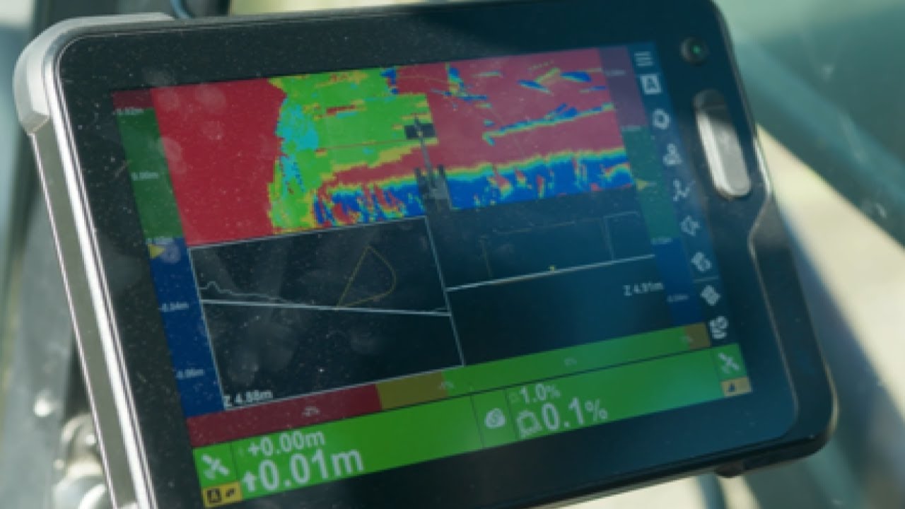 Topcon GX-90 -  3D Display f&uuml;r MC-Max Bagger - Raupe - Grader