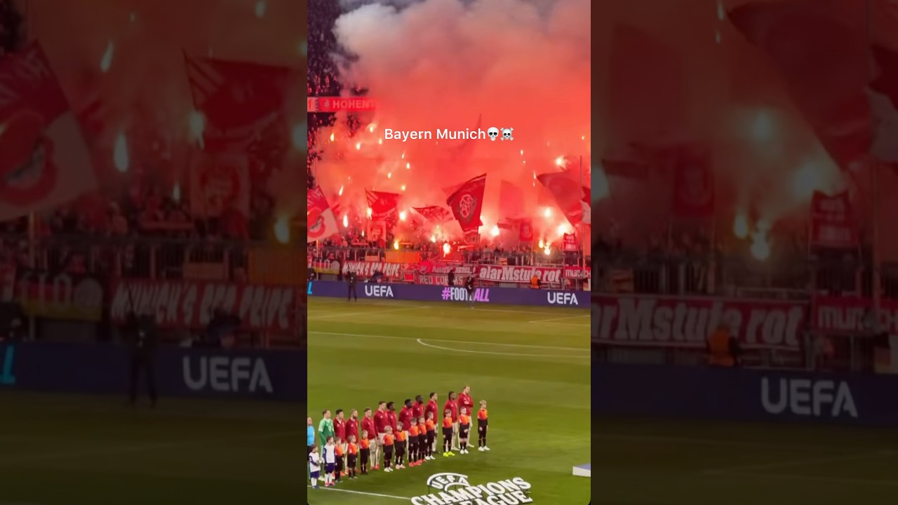 Bayern Munich has the best fans🤯🔥#bayern #bayernmunich #footballfans #fans #beautiful #football