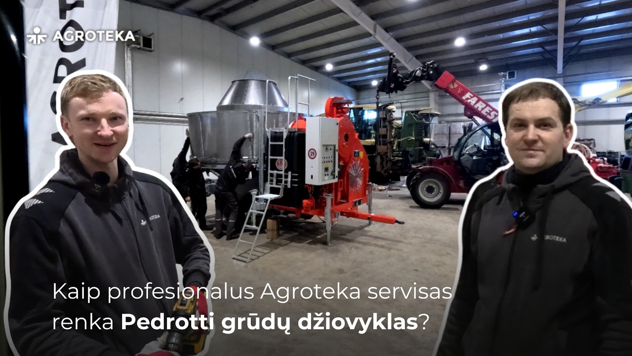 Grūdų džiovyklos Pedrotti – nuo atvežimo iki profesionalaus surinkimo | Agroteka