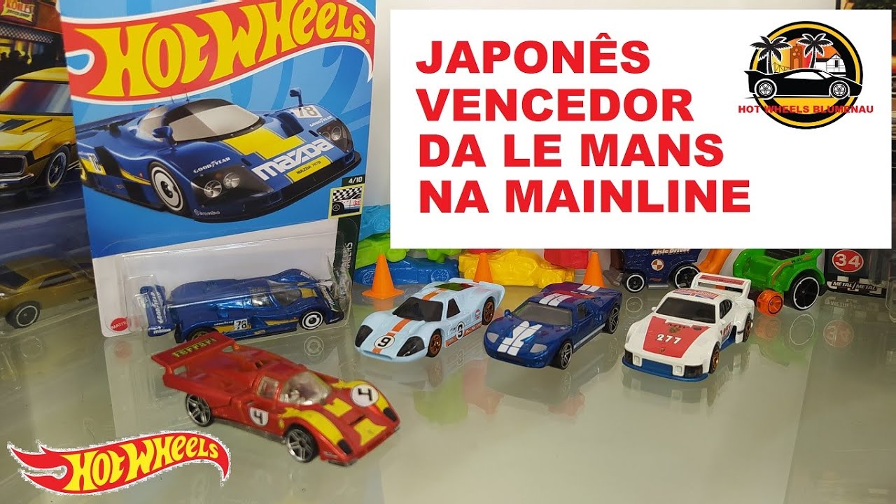 PRIMEIRO MODELO JAPONÊS VENCEDOR 24 HORAS DE LE MANS NA HOT WHEELS MAINLINE