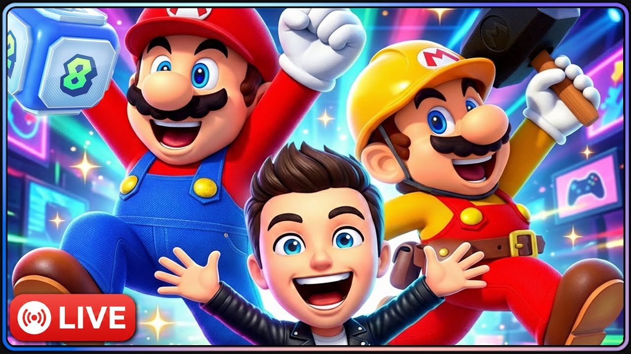 Jetzt Live: 👷 Eure Level & 🎲 Minispiel-Party in Super Mario Maker 2, Jamboree Switch 2