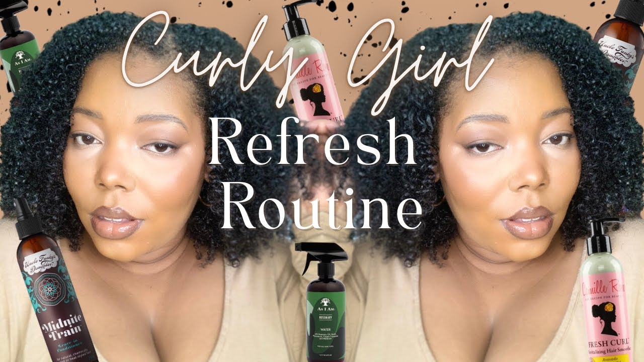 HOW I REFRESH MY CURLS | My Mid-week Curly Hair Routine 💦