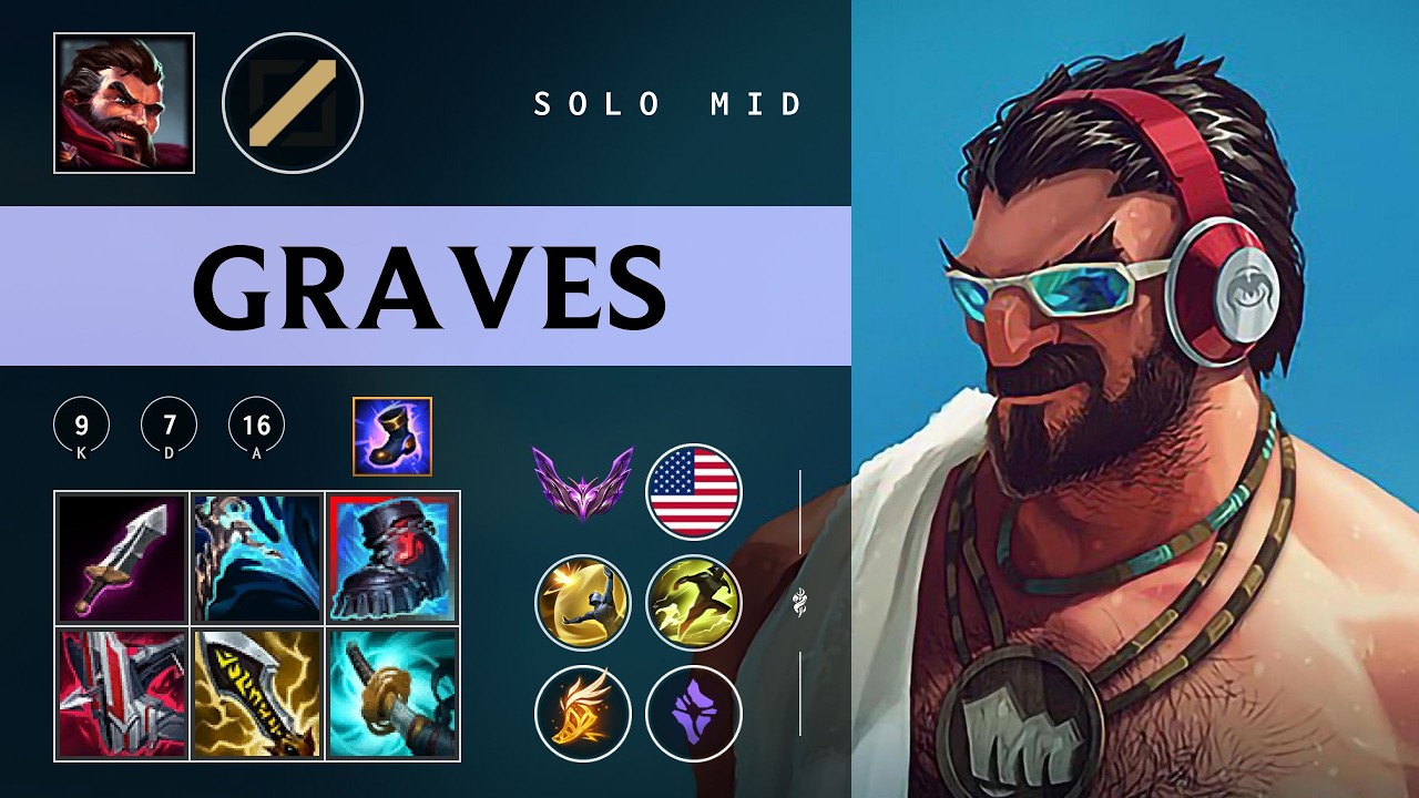 Graves Mid vs Akali - NA Master Patch 26.04