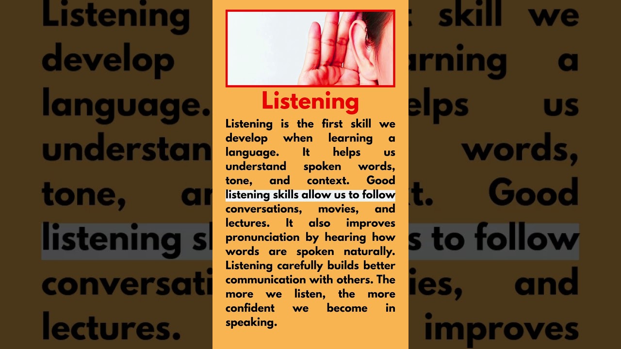 Improve Your Listening | Practices English Every day  #englishtips #englishwithme #easyenglish