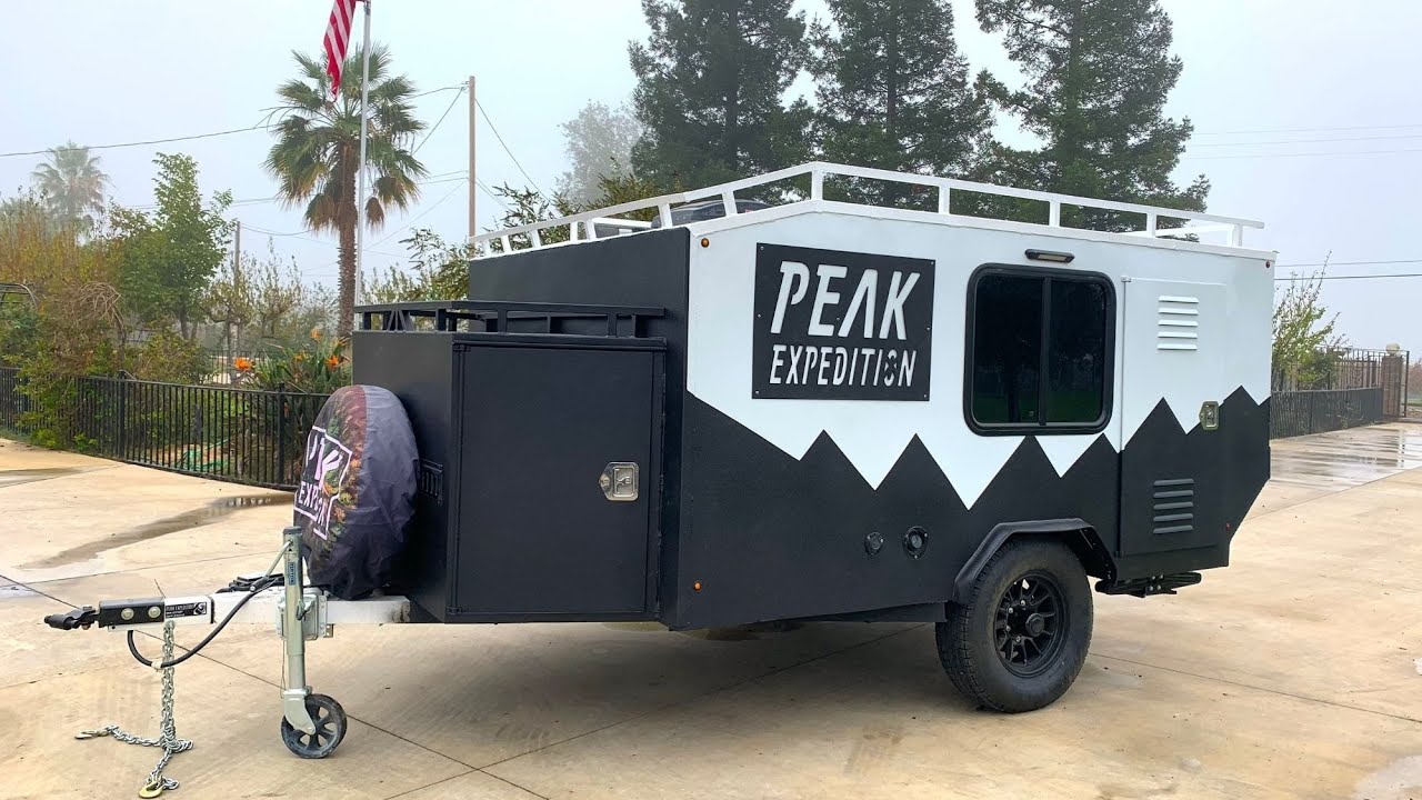 DIY Square Drop Camper Build Walkaround 2022