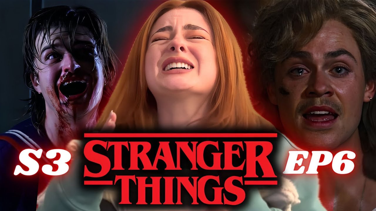 *THIS IS INSANE!!* Stranger Things 3x6 FIRST TIME REACTION!!