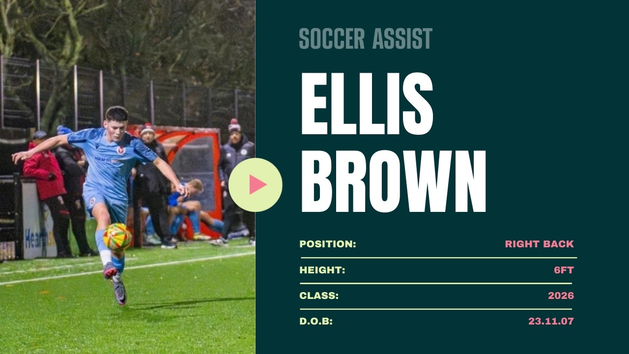 Ellis Brown | Highlight Tape - Right Back | #soccerassist