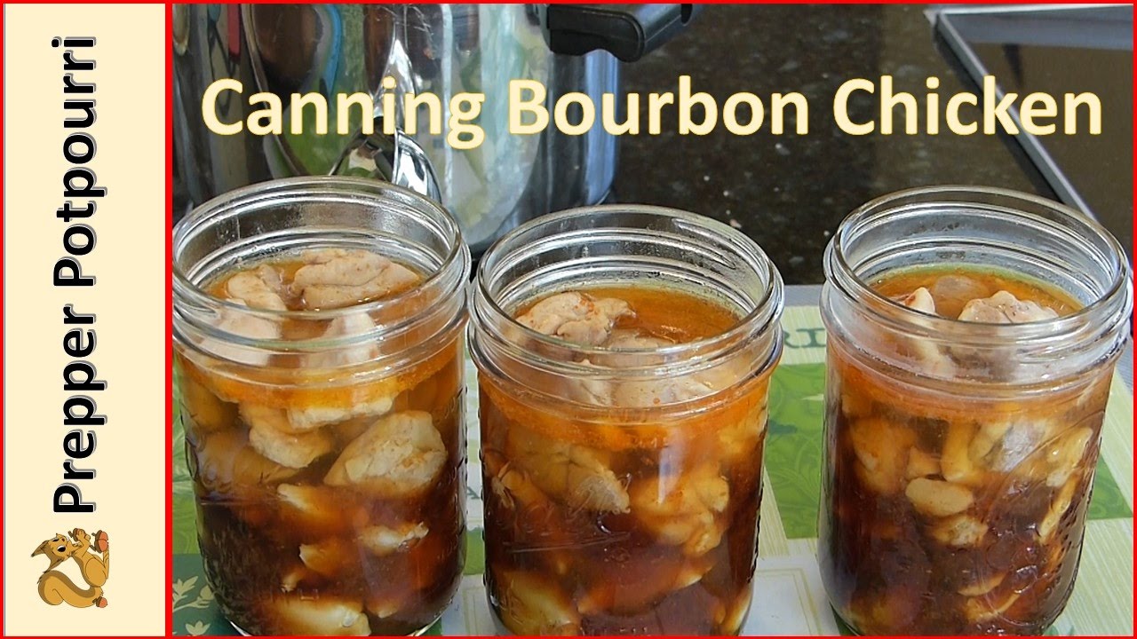 Canning Bourbon Chicken
