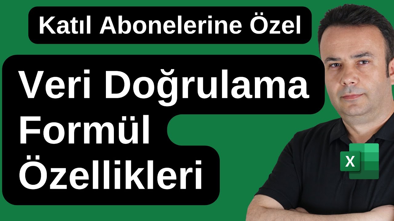 Excel Veri Doğrulama Formül Kullan Özelliğini Kullanmak