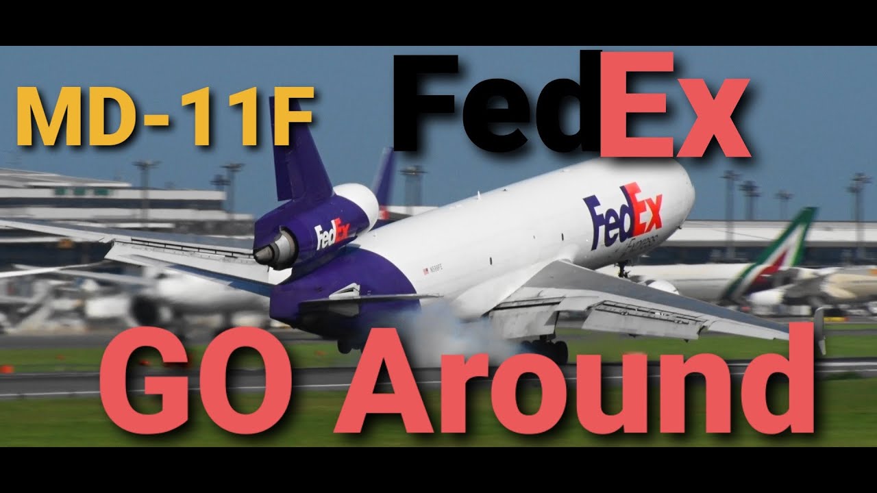 ✈✈28万回再生!! 成田空港 Go Around[MD-11]尻もち寸前 大バウンド後 ゴーアラウンド  Heavy storm ウインドシア(windshear） Super Crosswind