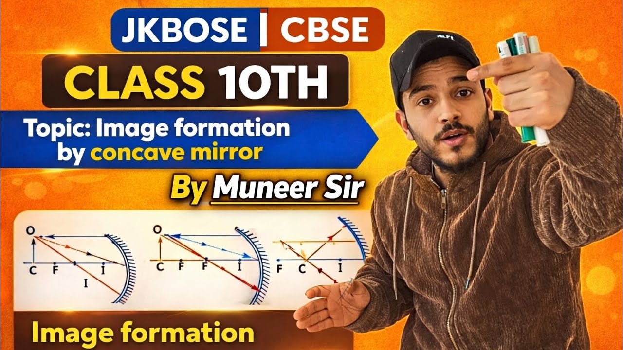 Image Formation !! Concave Mirror  BY MUNEER SIR CLASS 10TH 