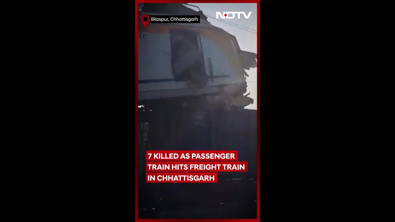 Chhattisgarh Train Accident | 7 Dead As Passenger Train Collides With Goods Train In Chhattisgarh