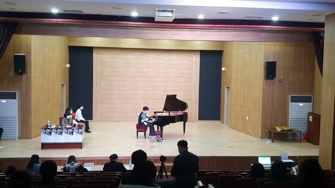 제38회 국제마이스터콩쿨 중고등부 준대상 | 리스트 라 캄파넬라 | Liszt La Campanella | 중1 한준휘