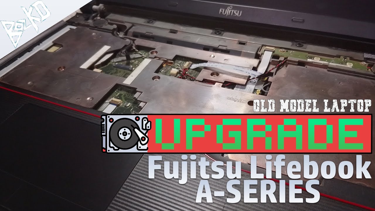 Fujitsu Lifebook A-Series Old Laptop Upgrade HDD into SSD (Tagalog)