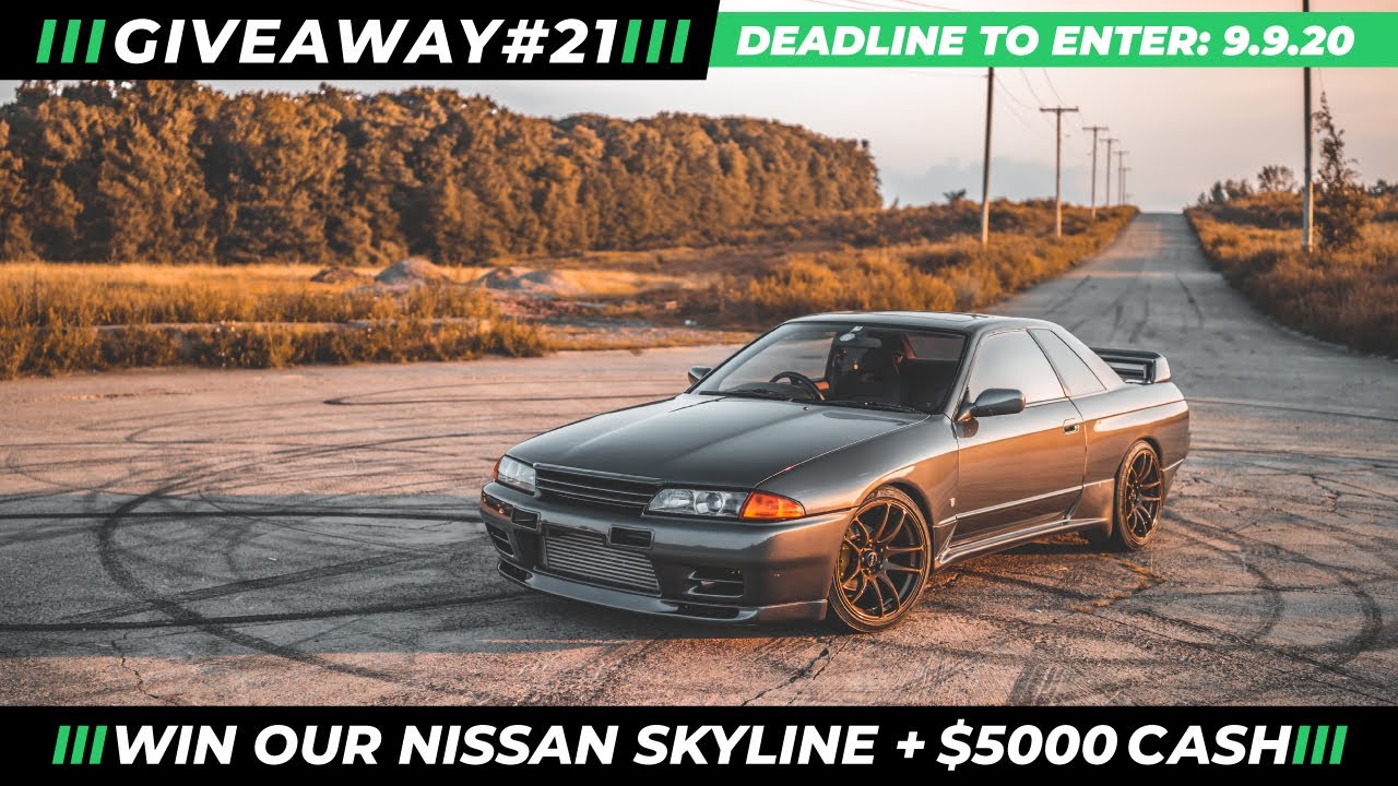 PRIME DRIVEN JDM Car Giveaway #21 - Mint condition R32 Nissan Skyline + $5,000 CASH!