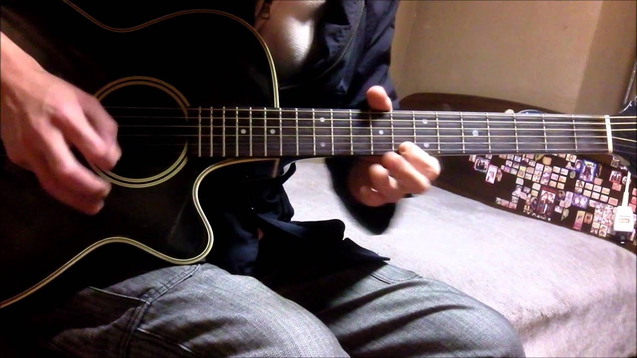 Naruto Shippuuden ED 21 - Cascade guitar cover (overdub)