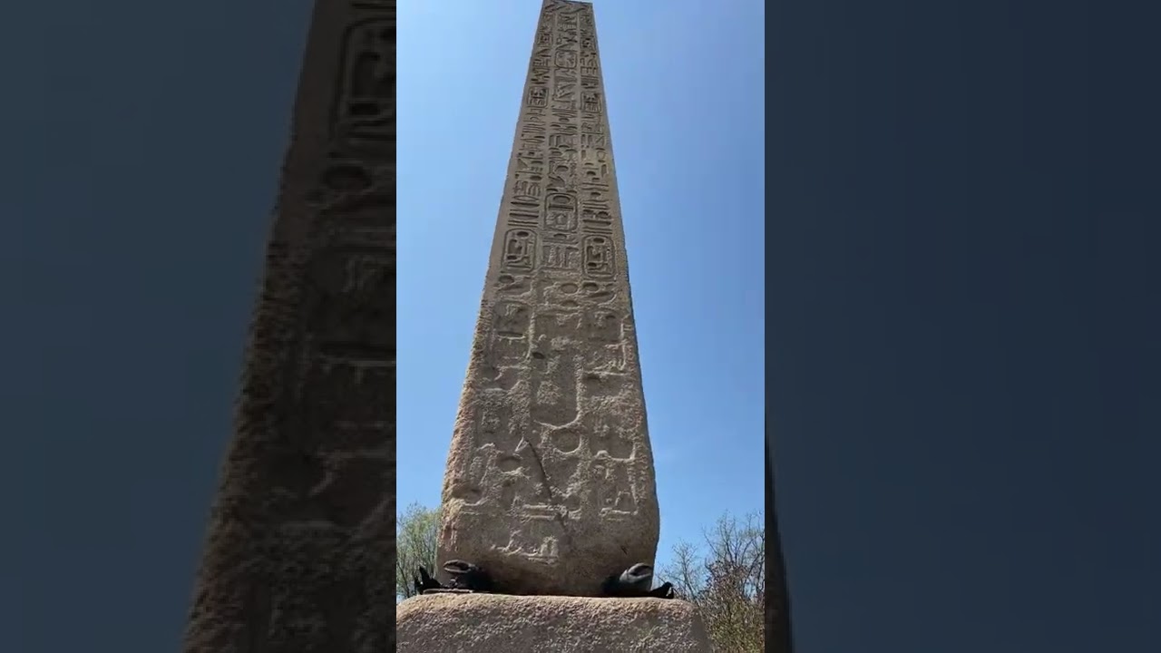 Oldest man-made object in NYC - Cleopatra&rsquo;s Needle - Egyptian Obselisk