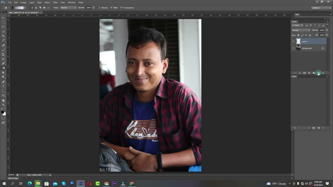 How to create light effects in 1 minute using Photoshop | Bayezidediting1