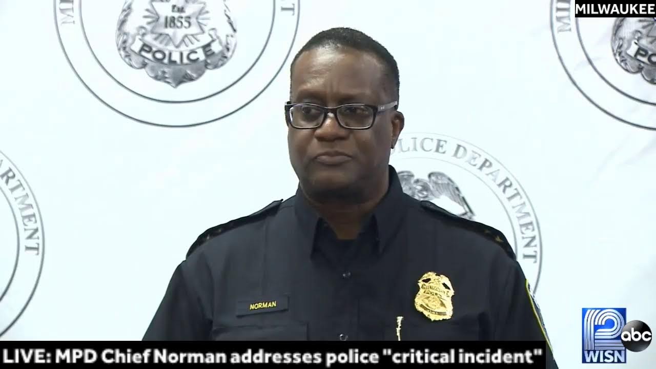 LIVE: Milwaukee Police Chief Jeffrey Norman is holding a press conference on a 
